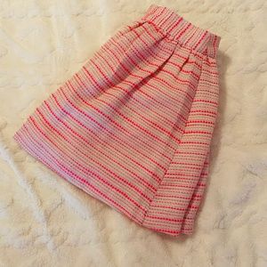 Girls Cream and Pink Skirt